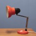 Oranje vintage bureaulamp