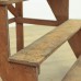 Brede houten trap/etègere 