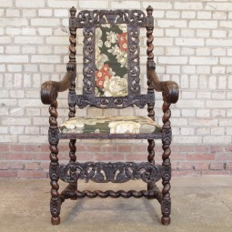 Carved Armchair