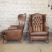 Set leren fauteuils