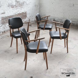 Set Tijsseling eetkamerstoelen