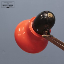 Oranje vintage bureaulamp