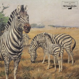 Antieke schoolplaat: zebra
