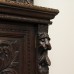 Green Man carved bookcase