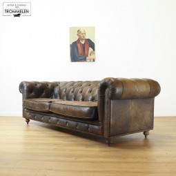 Wild leren Chesterfield