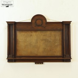 Eiken wandvitrine