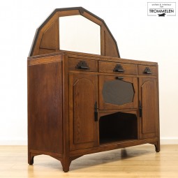 Art-Deco dressoir met spiegel