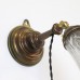 Antieke wand/bureaulamp