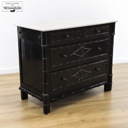 Faux-Bamboe commode