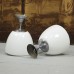 Opaline hanglampen (set)