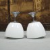 Opaline hanglampen (set)