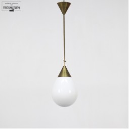 Art-Deco opaline hanglamp