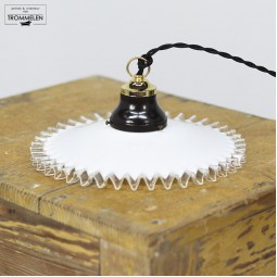 Piecrust opaline hanglampen