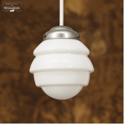 Art-Deco opaline hanglamp