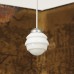 Art-Deco opaline hanglamp
