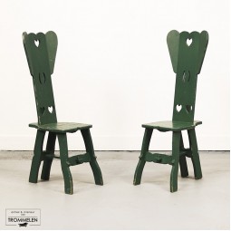 Volkskunst stoelen
