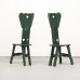 Volkskunst stoelen