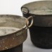 Grote koperen ketels (set)