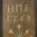 Beschilderde bruidskast 1769
