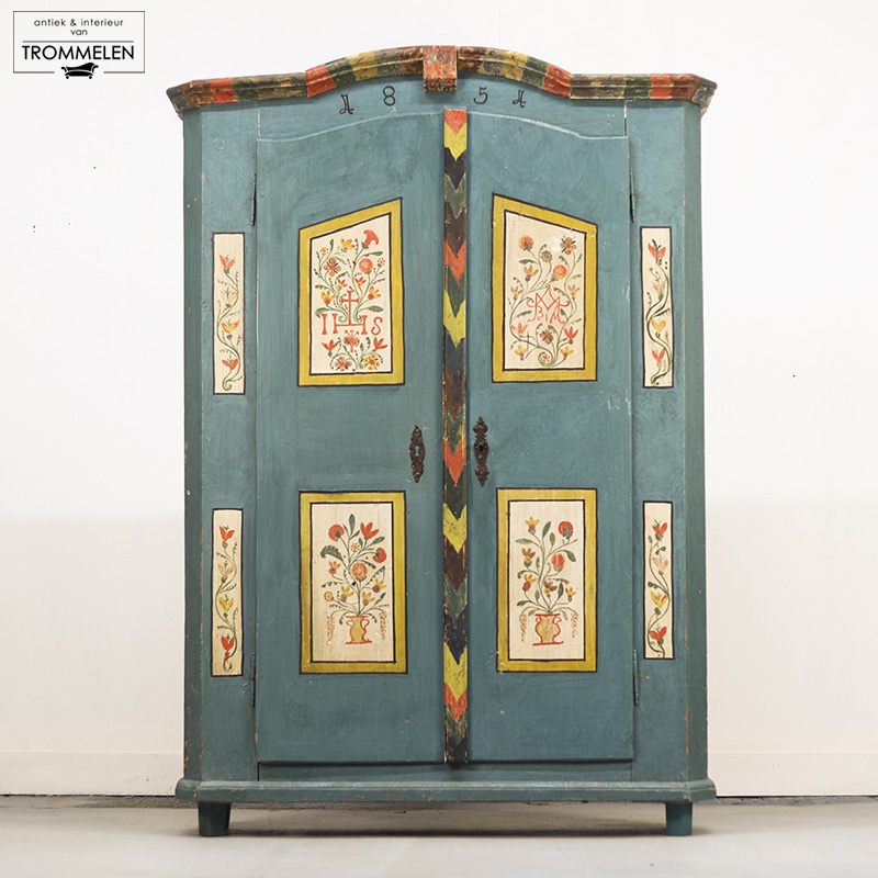 Beschilderde bruidskast 1851 Beschilderde bruidskast 1851