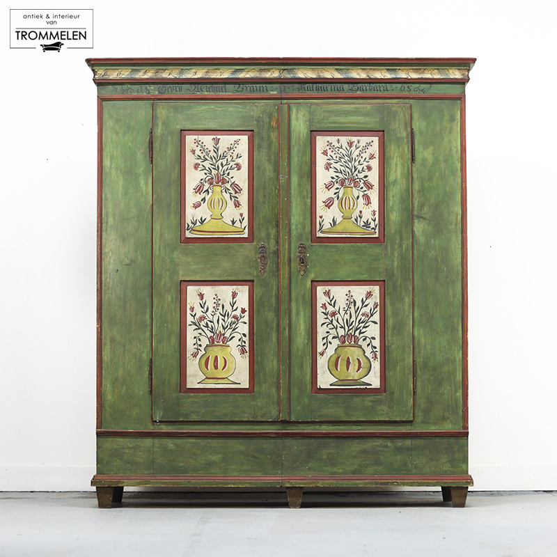 Beschilderde bruidskast 1868 Beschilderde bruidskast 1868