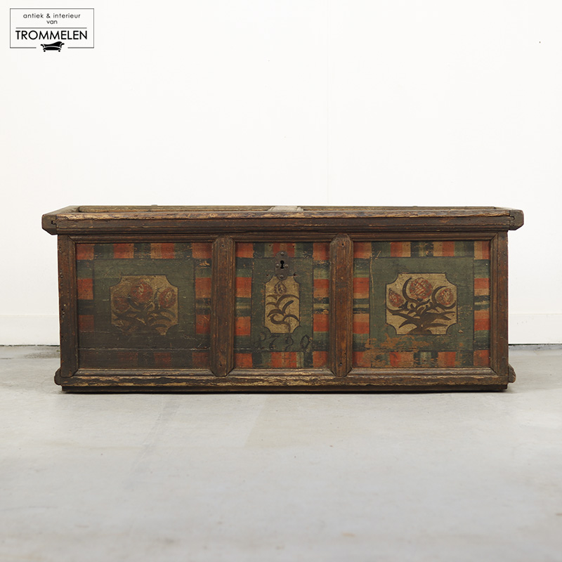 Beschilderde bruidskist 1790 Beschilderde bruidskist 1790