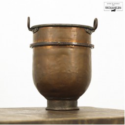 Antieke roodkoperen ketel Antieke roodkoperen ketel