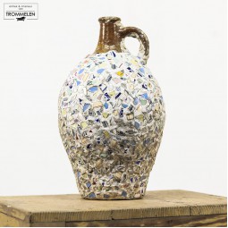 Volkskunst mozaïek schenkkan Volkskunst mozaïek schenkkan