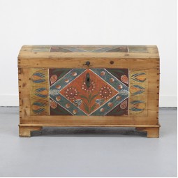 Beschilderde Zweedse dekenkist Beschilderde Zweedse dekenkist