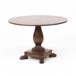 Mahoniehouten bijzettafel